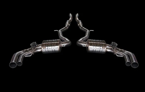 VALVED EXHAUST CATBACK MUFFLER for MERCEDES BENZ S63 S550 AMG COUPE C217 5.5t