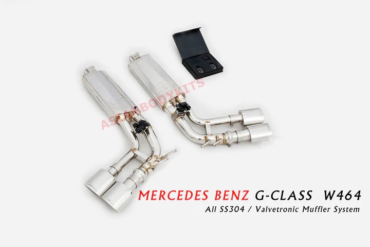EXHAUST MUFFLER for Mercedes AMG G63 G500 G550 G-class W463A W464 2018+ (VALVED)